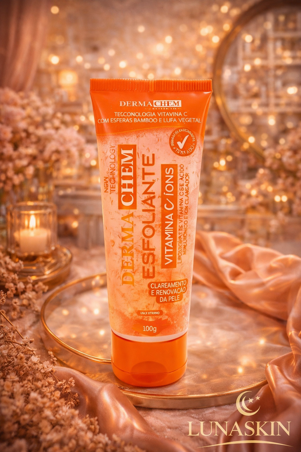 Gel Esfoliante Facial Vitamina C - Derma Chem