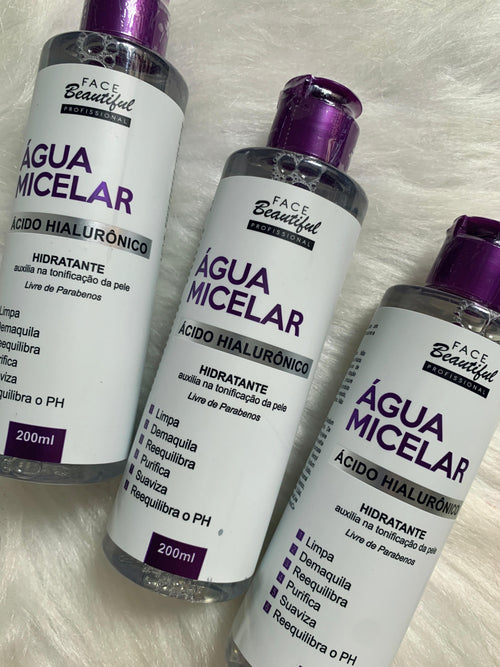 Água Micelar Ácido Hialurônico 200ml - Face Beautiful